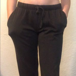 black sweatpants